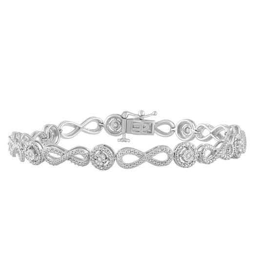 0.10 ct Diamond Bracelet in 10K Gold