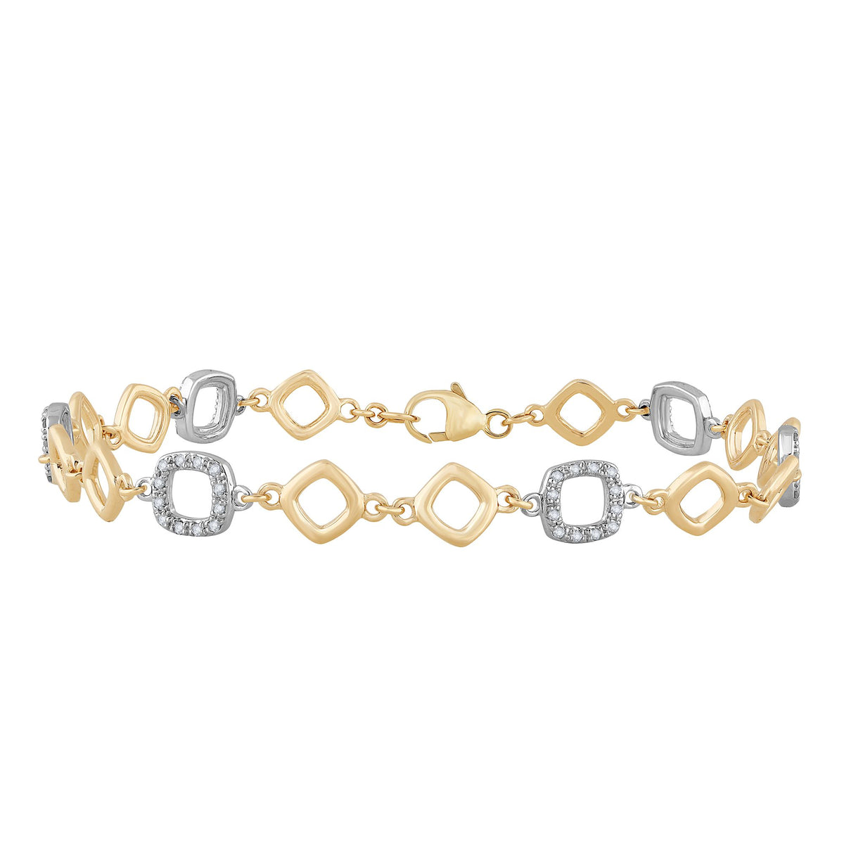 0.25 ct Diamond Bracelet in 10K Gold
