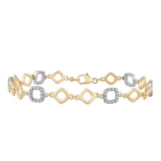 0.25 ct Diamond Bracelet in 10K Gold