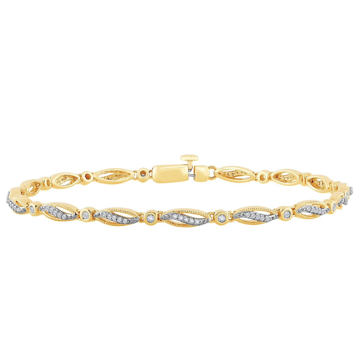0.33 ct Diamond Bracelet in 10K Gold