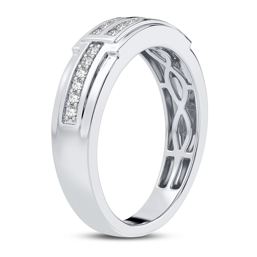 0.25 ct Men's Diamond Ring in 10K Gold