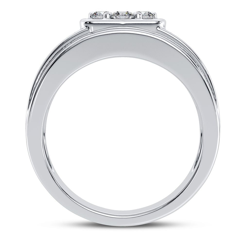 1.00 ct Men's Diamond Ring in 14K Gold