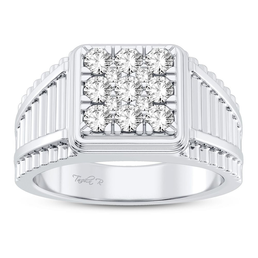 1.00 ct Men's Diamond Ring in 14K Gold
