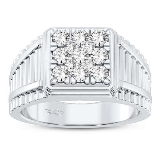 1.00 ct Men's Diamond Ring in 14K Gold