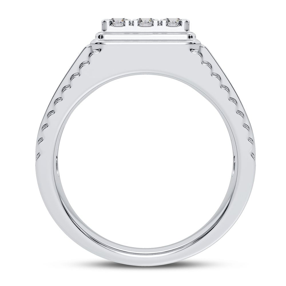 1.00 ct Men's Diamond Ring in 14K Gold