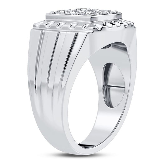 1.00 ct Men's Diamond Ring in 14K Gold