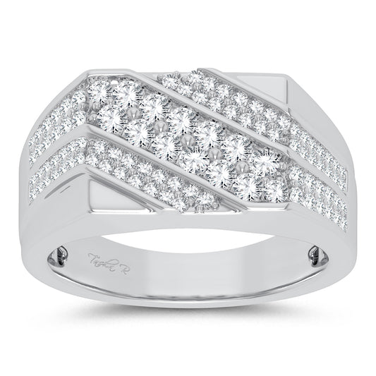 1.00 ct Men's Diamond Ring in 14K Gold