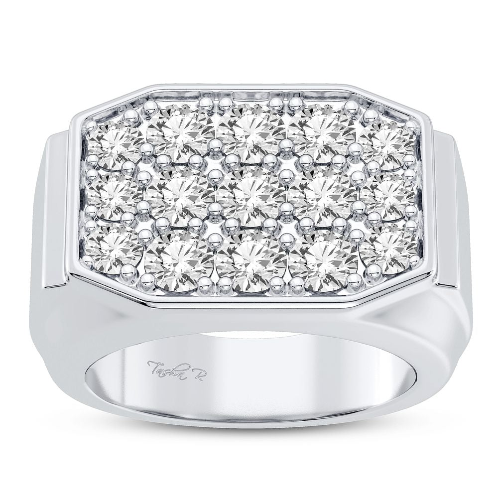3.00 ct Men's Diamond Ring in 14K Gold