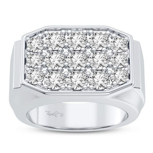 3.00 ct Men's Diamond Ring in 14K Gold