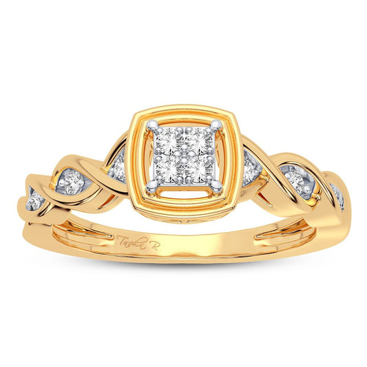 0.13 ct Diamond Ring in 10K Gold