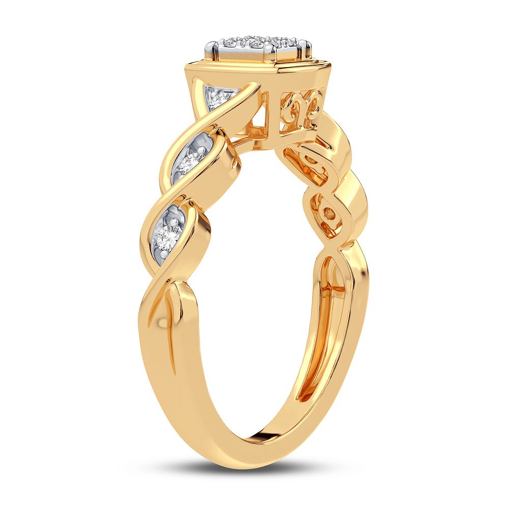 0.13 ct Diamond Ring in 10K Gold