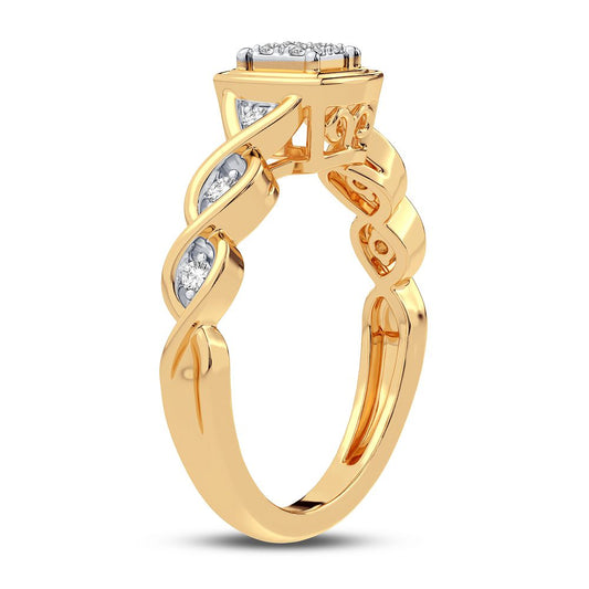 0.13 ct Diamond Ring in 10K Gold