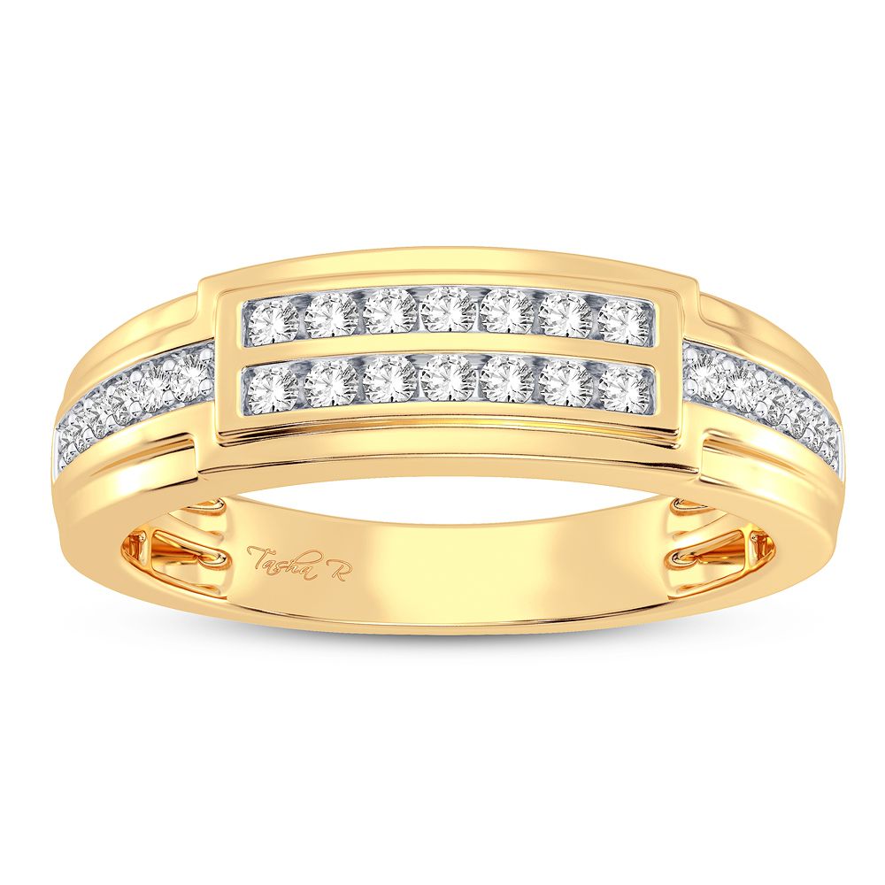 0.25 ct Men's Diamond Ring in 10K Gold
