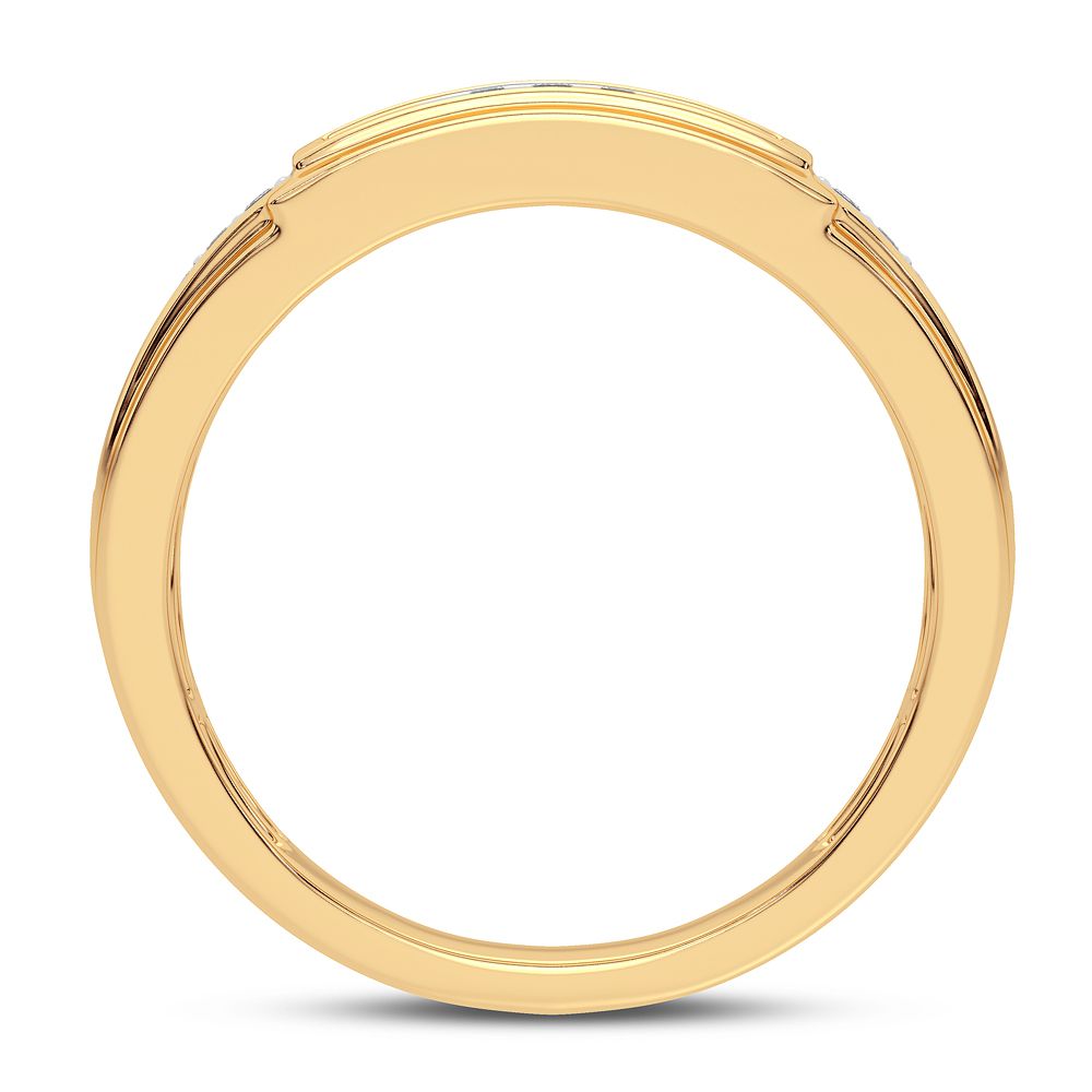 0.25 ct Men's Diamond Ring in 10K Gold