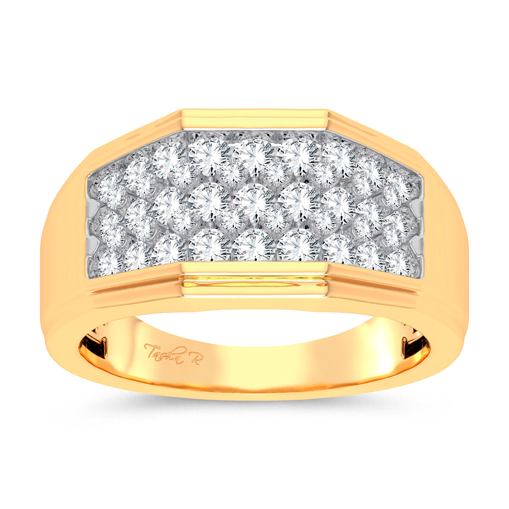 1.00 ct Men's Diamond Ring in 14K Gold