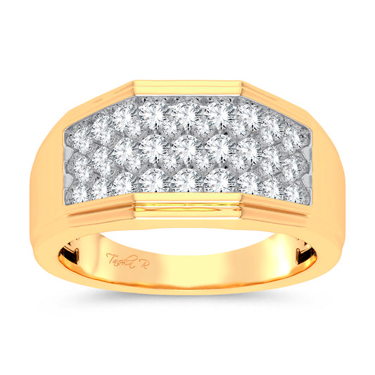 1.00 ct Men's Diamond Ring in 14K Gold