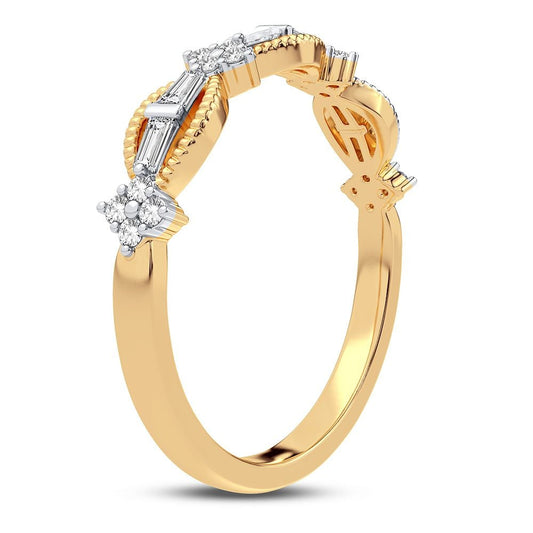 0.20 ct Diamond Band in 10K Gold