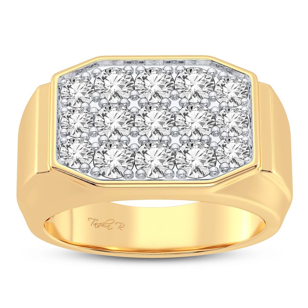 2.00 ct Men's Diamond Ring in 14K Gold
