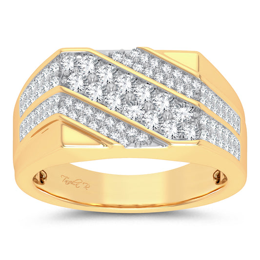 1.00 ct Men's Diamond Ring in 14K Gold