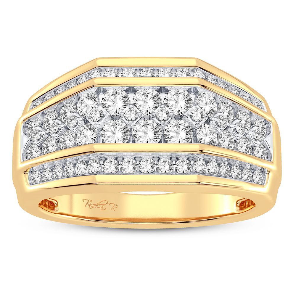 1.00 ct Men's Diamond Ring in 14K Gold