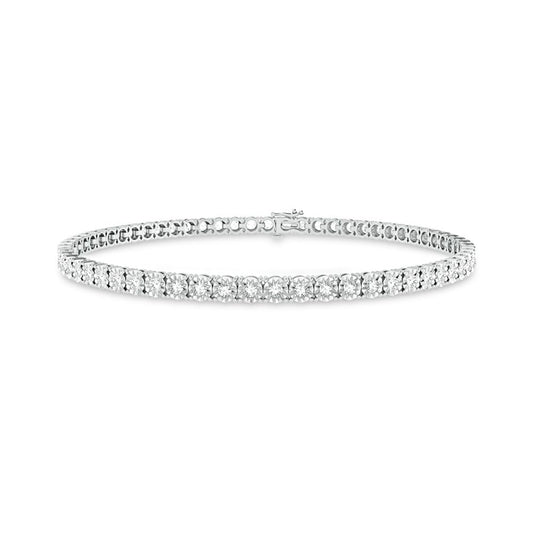 1.34 ct Diamond Bracelet in 10K Gold