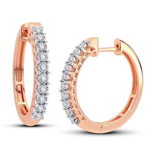 0.40 ct Diamond Earrings in 14K Gold