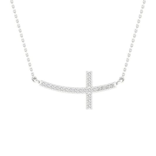 0.06 ct Diamond Necklace in 10K Gold