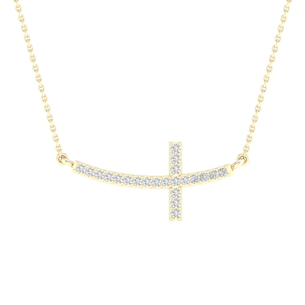 0.06 ct Diamond Necklace in 10K Gold