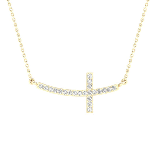0.06 ct Diamond Necklace in 10K Gold