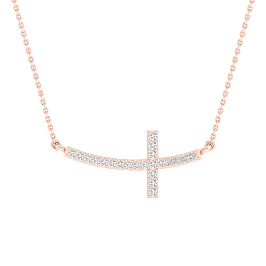 0.06 ct Diamond Necklace in 10K Gold