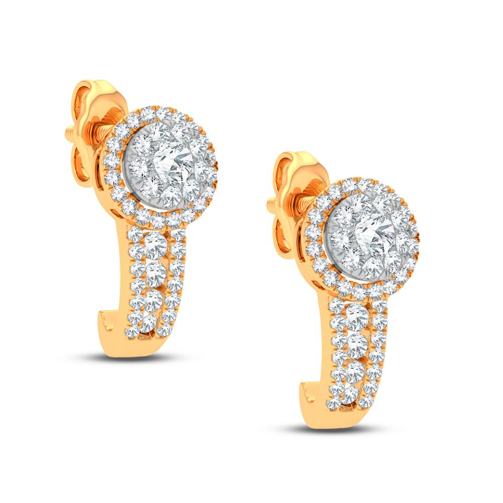 0.50 ct Diamond Earrings in 14K Gold