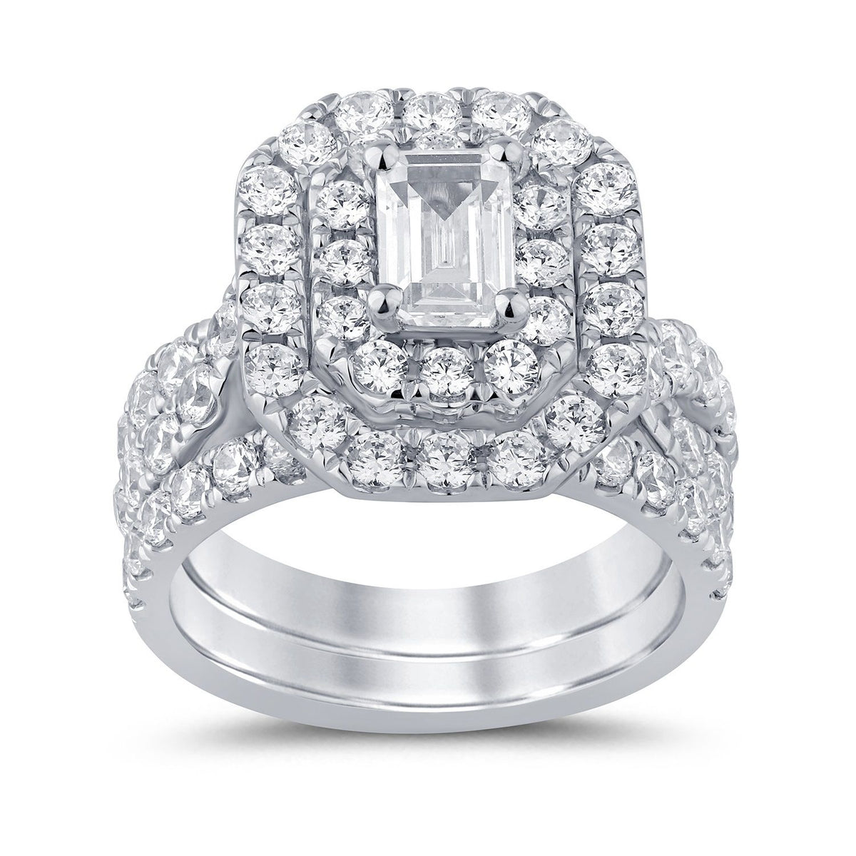 3.00 ct Diamond Bridal Ring in 14K Gold
