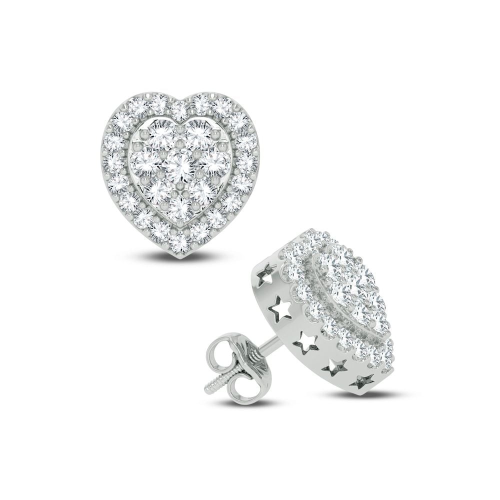 1.50 ct Diamond Earrings in 10K Gold