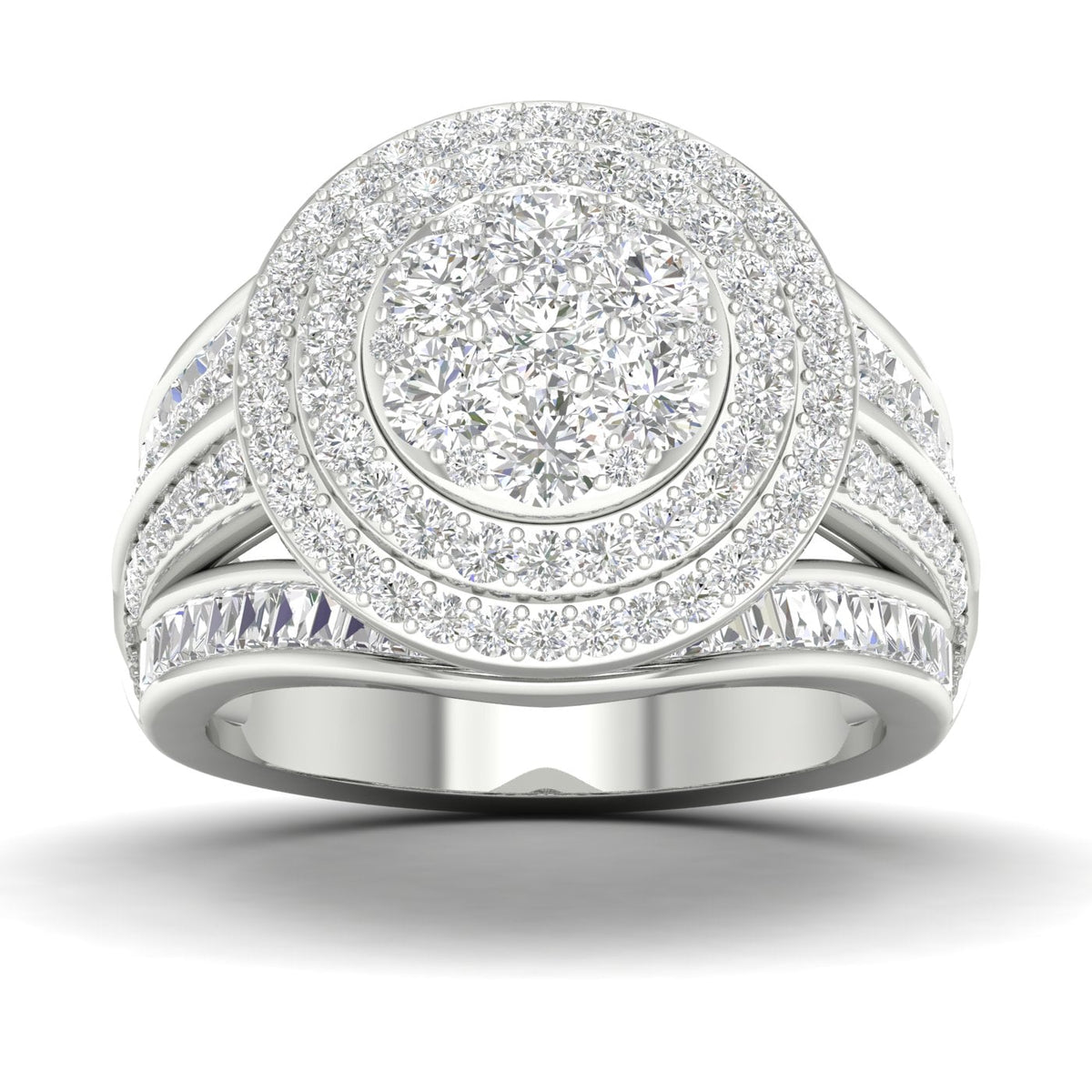2.00 ct Diamond Bridal Ring in 14K Gold