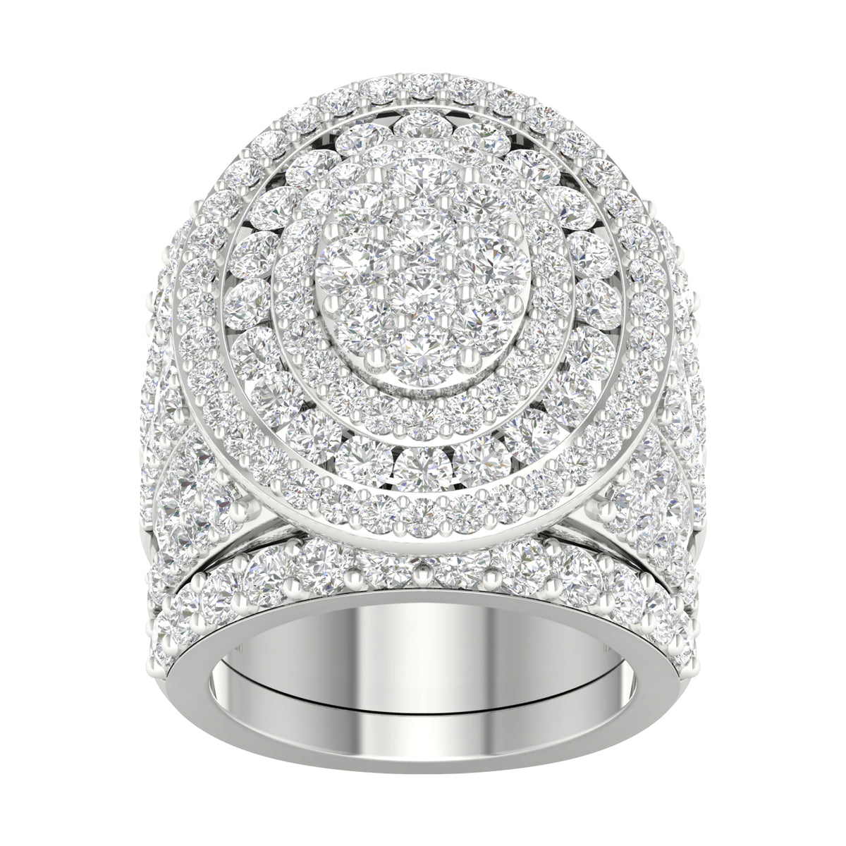6.00 ct Diamond Bridal Ring in 14K Gold