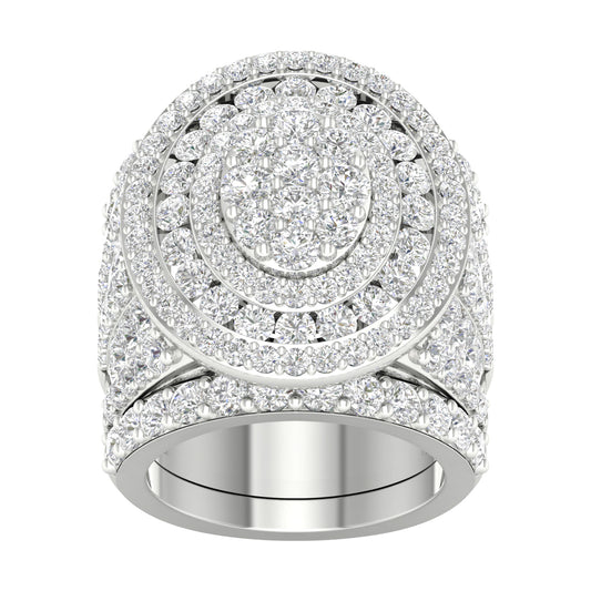 6.00 ct Diamond Bridal Ring in 14K Gold