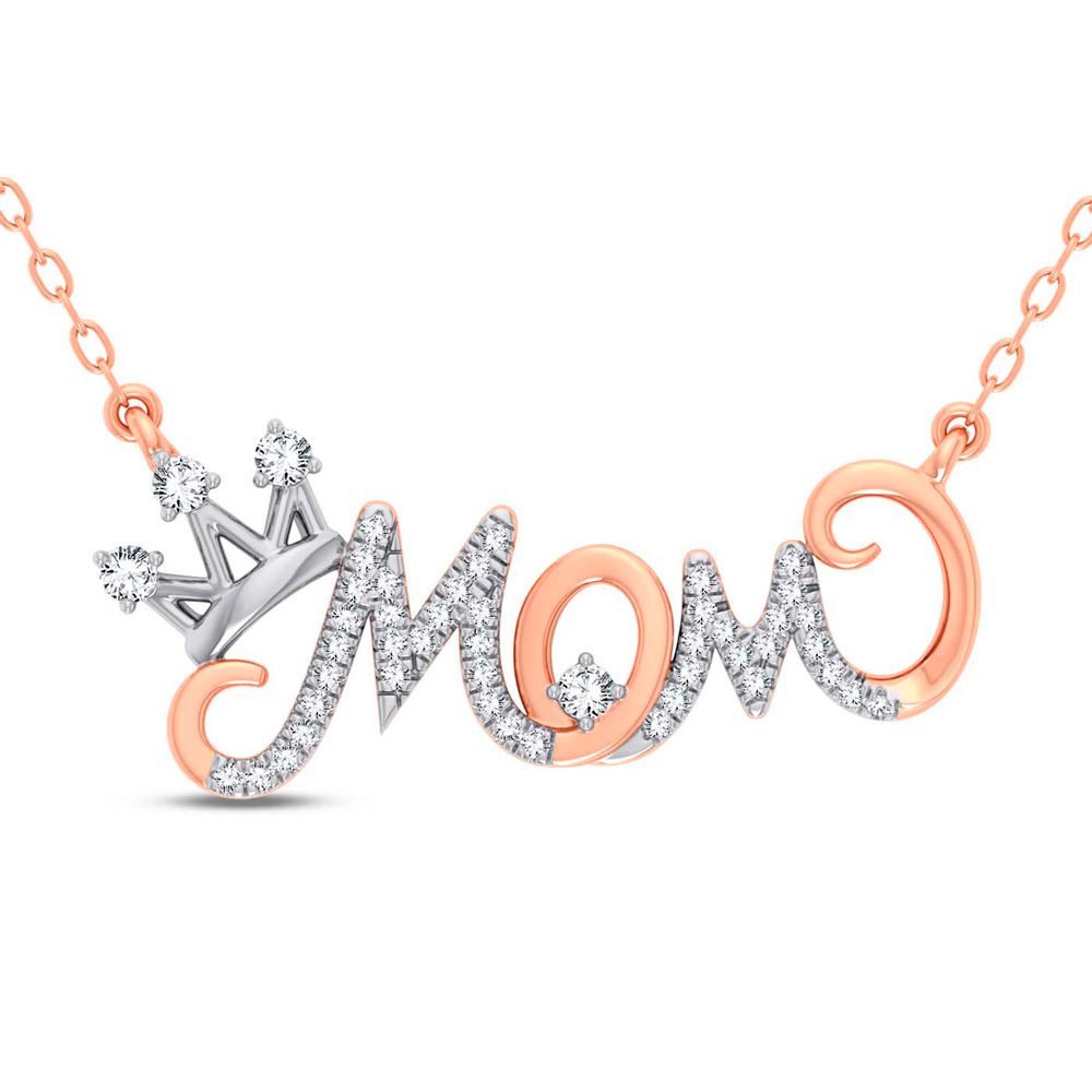 0.15 ct Diamond Necklace in 10K Gold