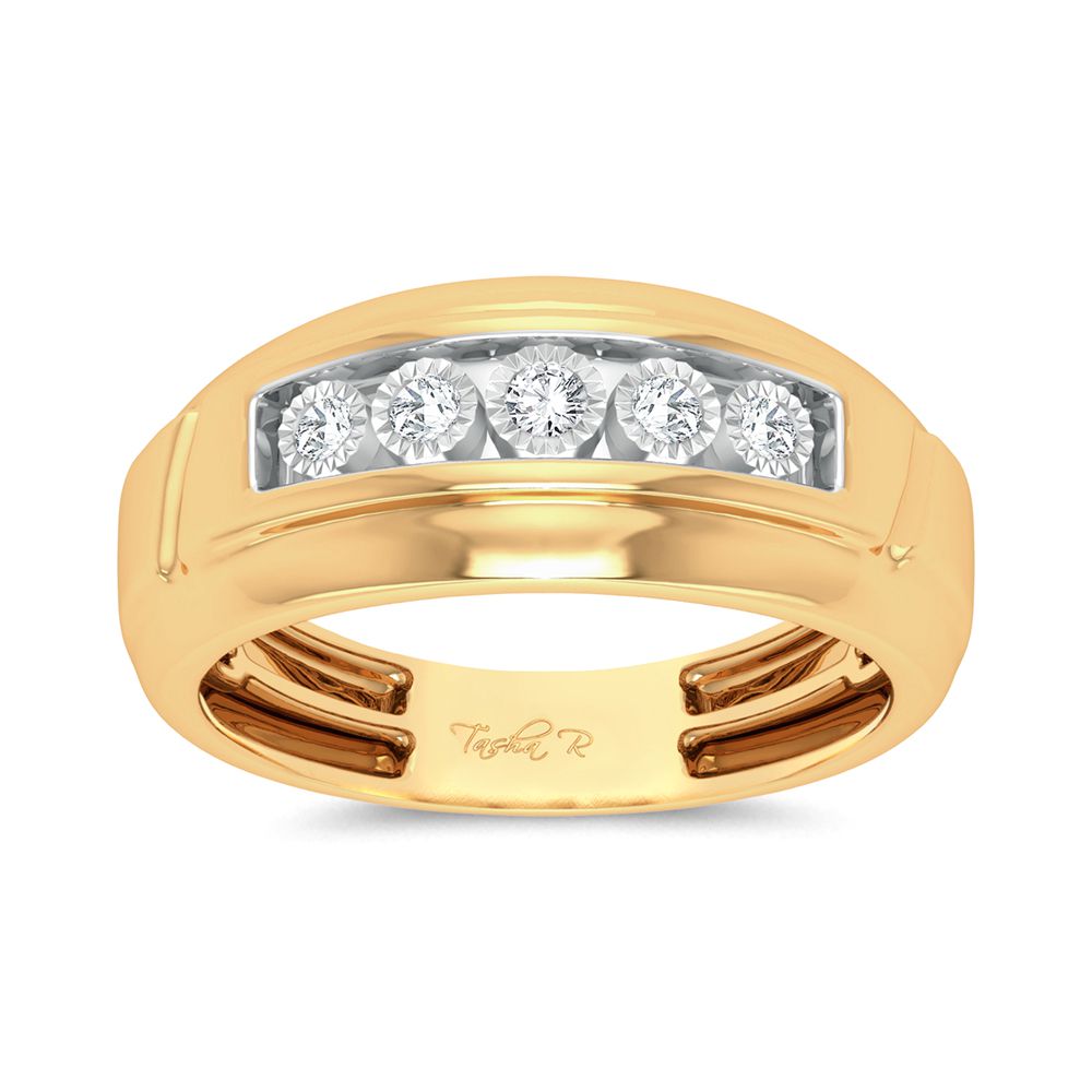 0.20 ct Men's Diamond Ring in 10K Gold