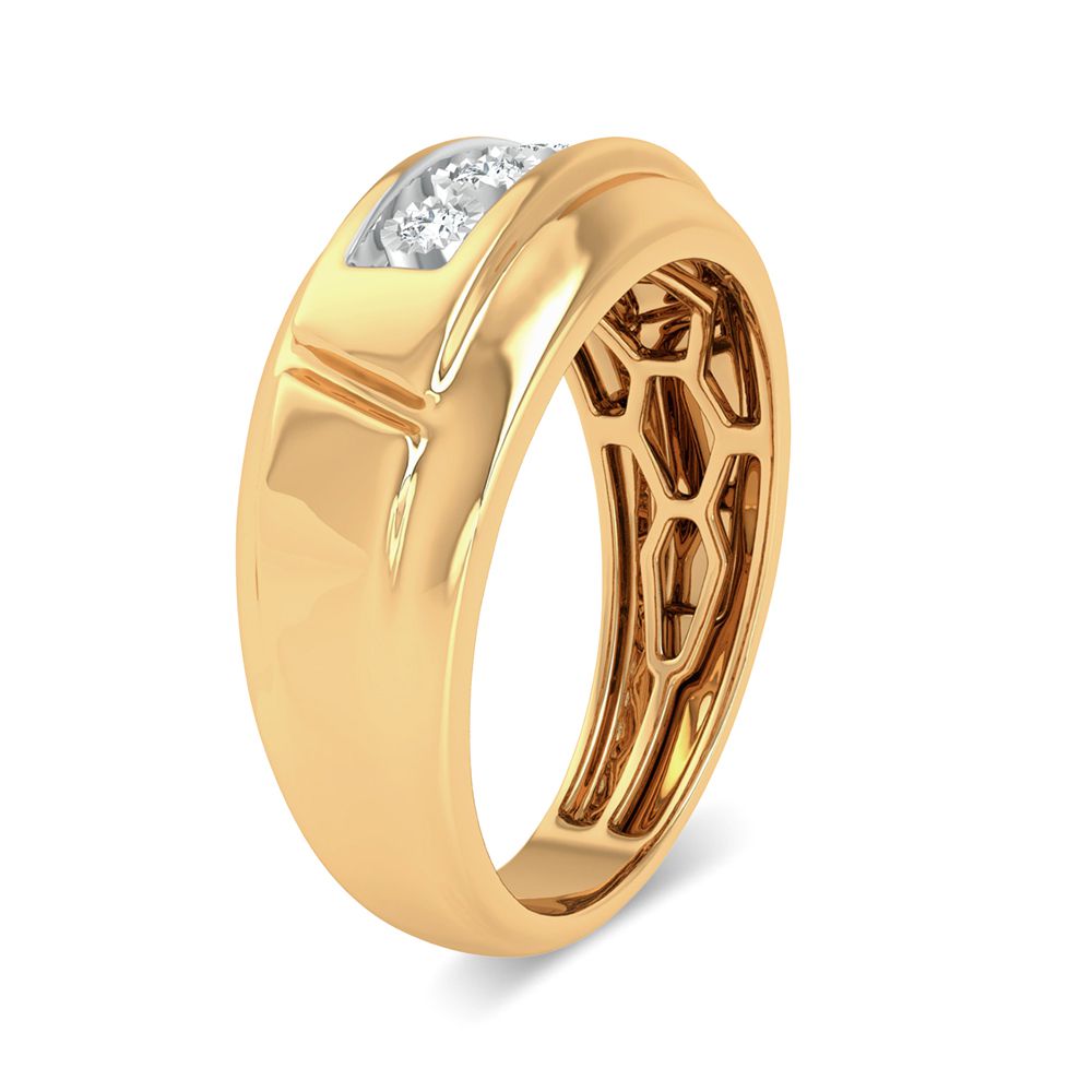 0.20 ct Men's Diamond Ring in 10K Gold