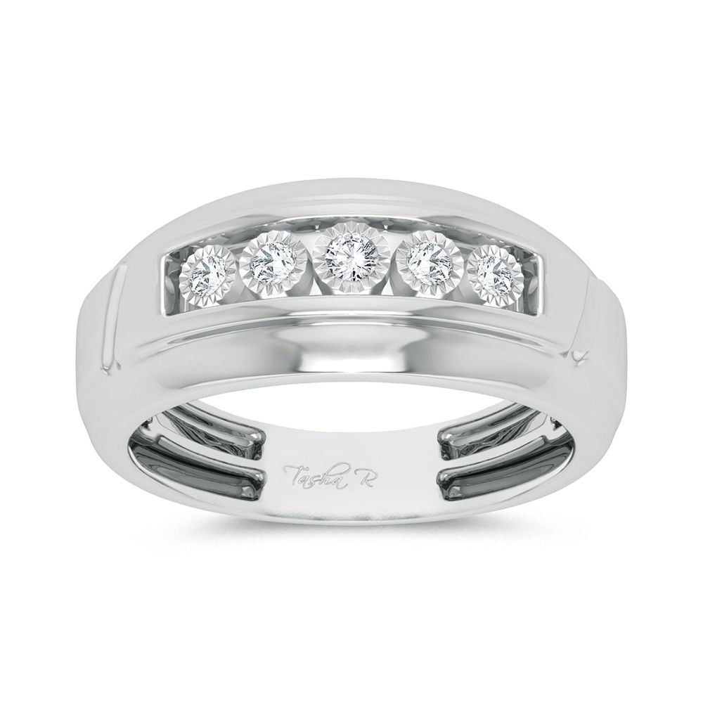 0.20 ct Men's Diamond Ring in 10K Gold