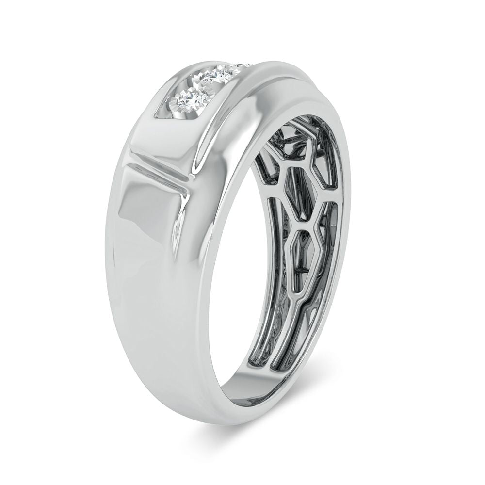 0.20 ct Men's Diamond Ring in 10K Gold