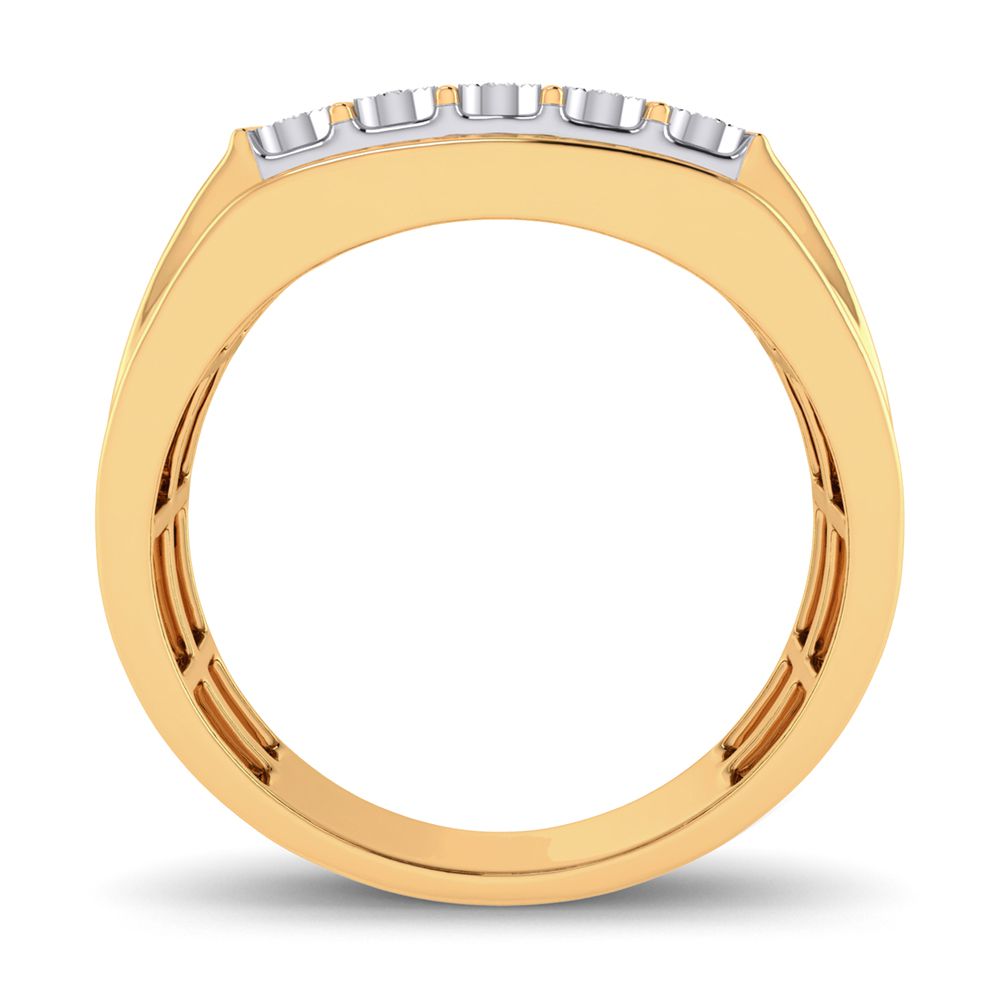 0.25 ct Men's Diamond Ring in 10K Gold