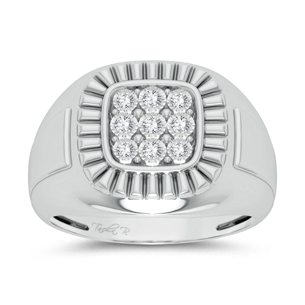0.20 ct Men's Diamond Ring in 10K Gold