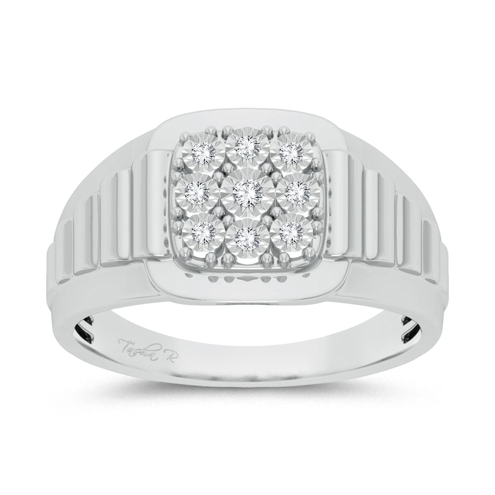 0.15 ct Men's Diamond Ring in 10K Gold