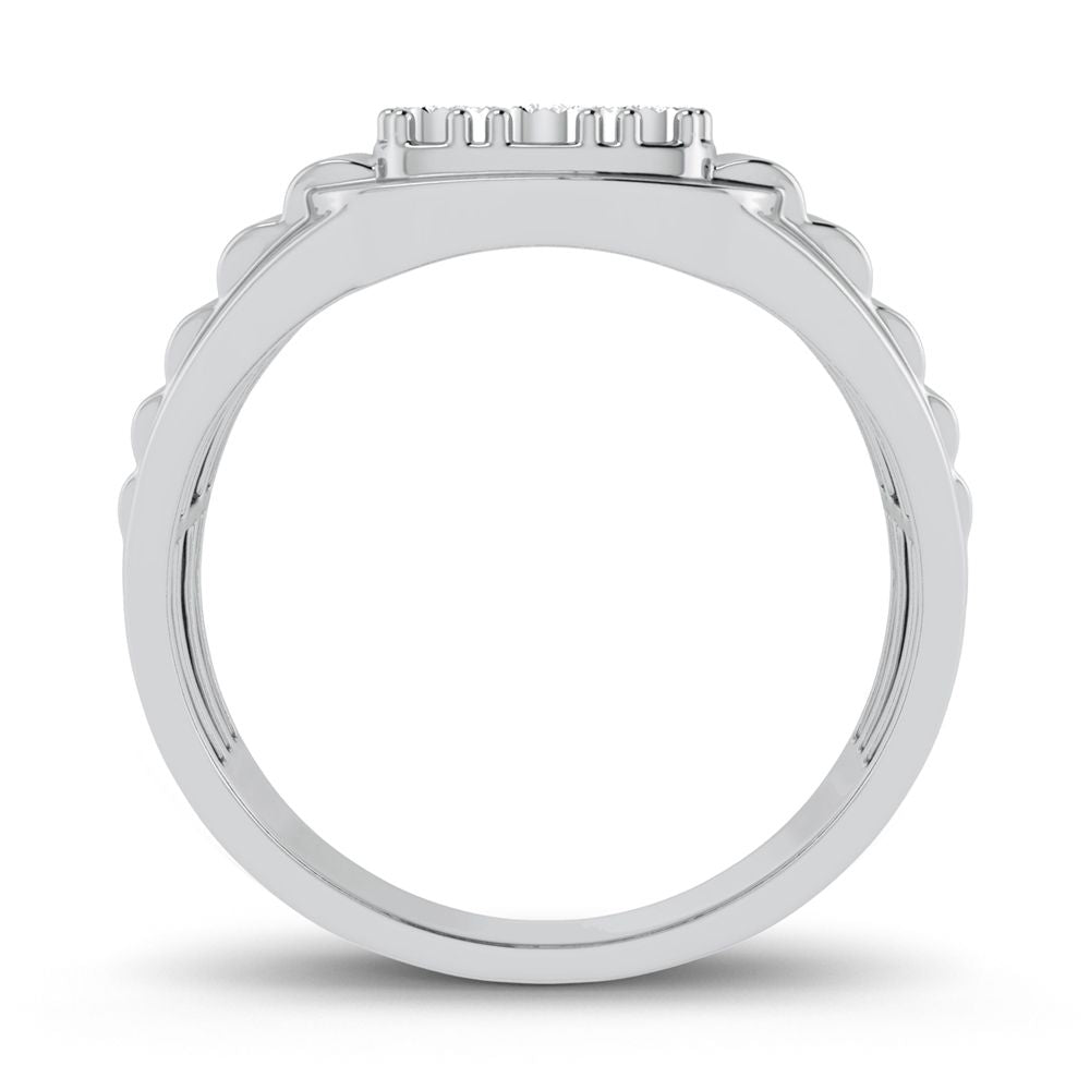 0.15 ct Men's Diamond Ring in 10K Gold