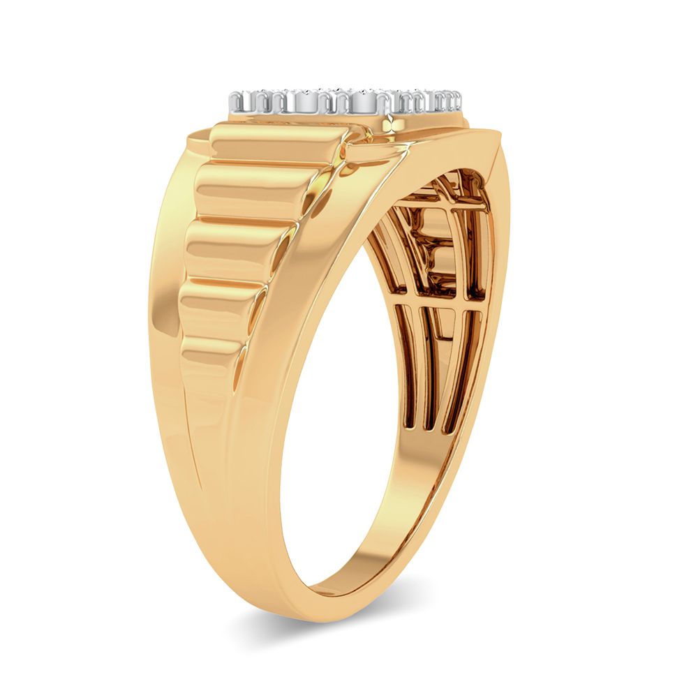 0.15 ct Men's Diamond Ring in 10K Gold