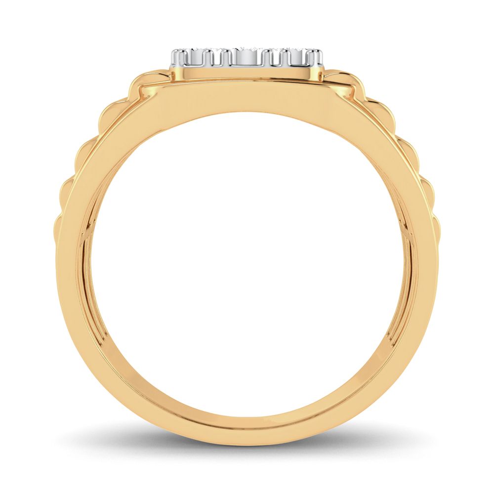 0.15 ct Men's Diamond Ring in 10K Gold