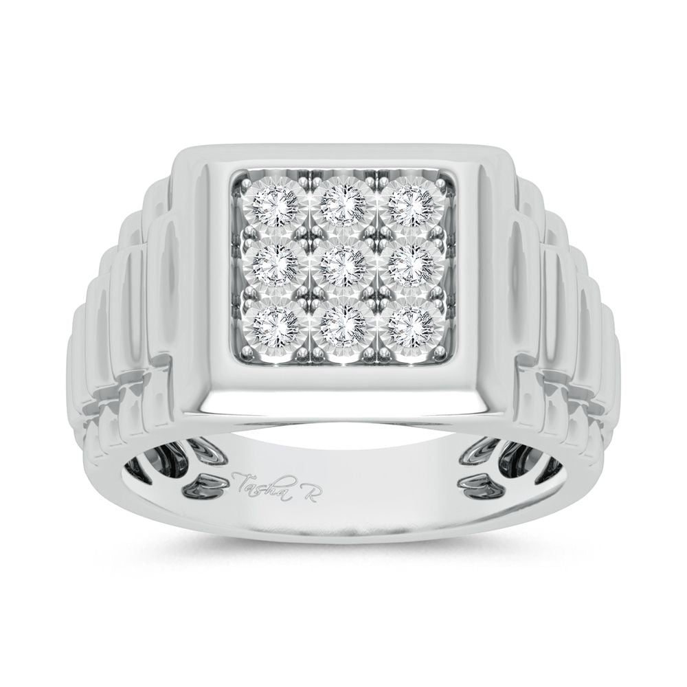 0.15 ct Men's Diamond Ring in 10K Gold