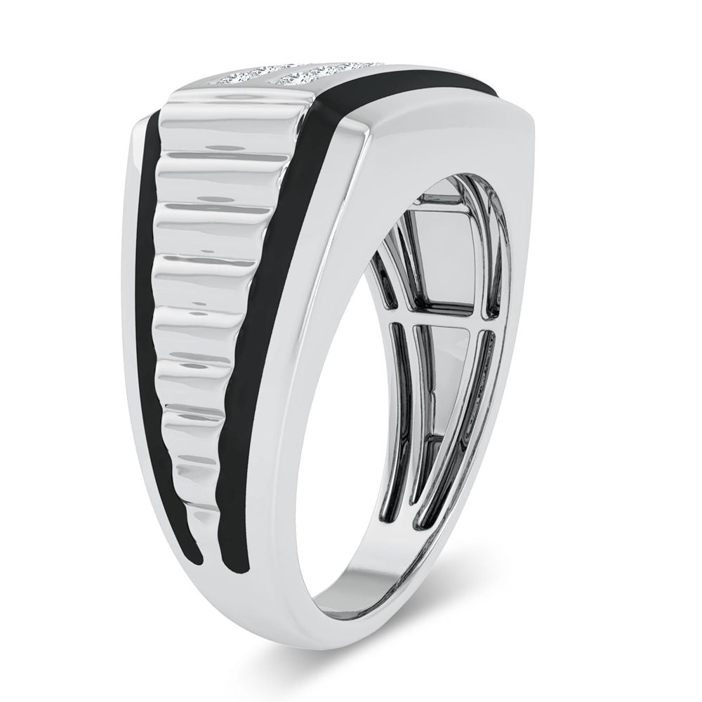 0.25 ct Men's Diamond Ring in 10K Gold