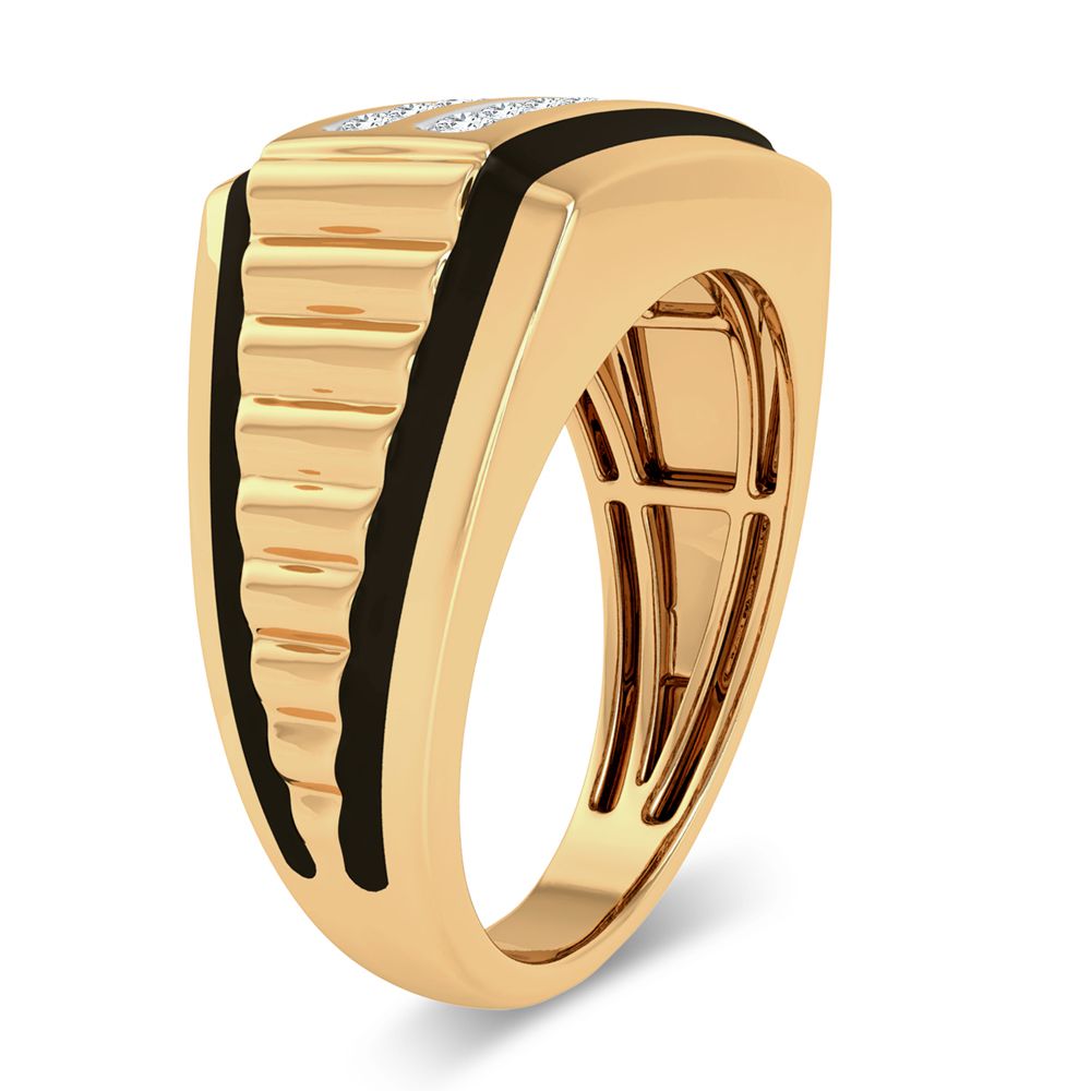 0.25 ct Men's Diamond Ring in 10K Gold